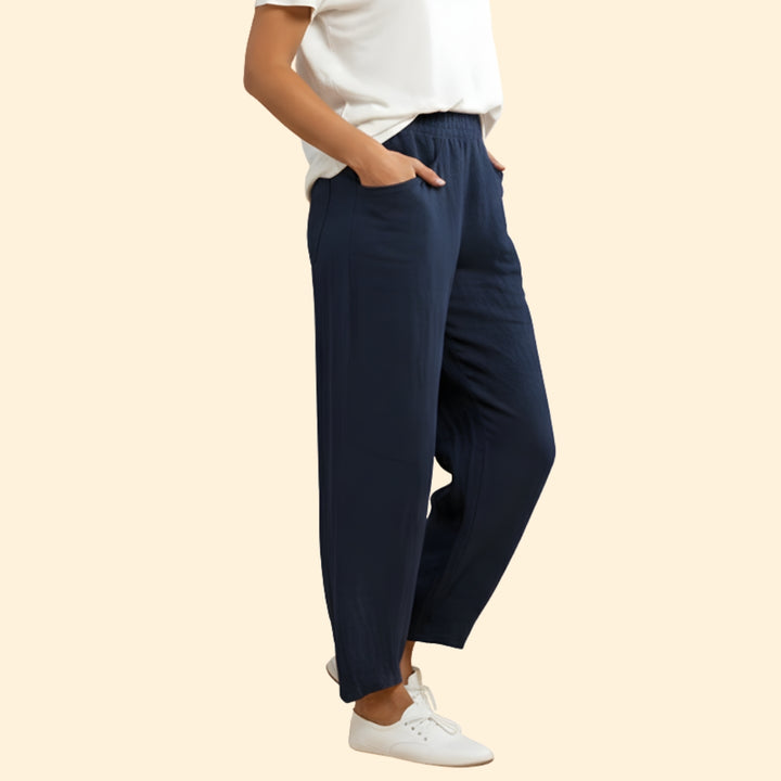 Women's Casual Linen Trousers