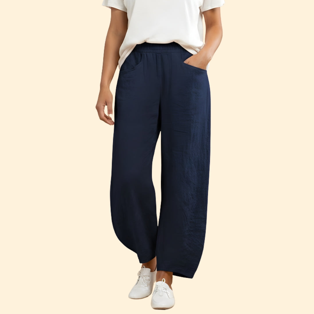 Women's Casual Linen Trousers