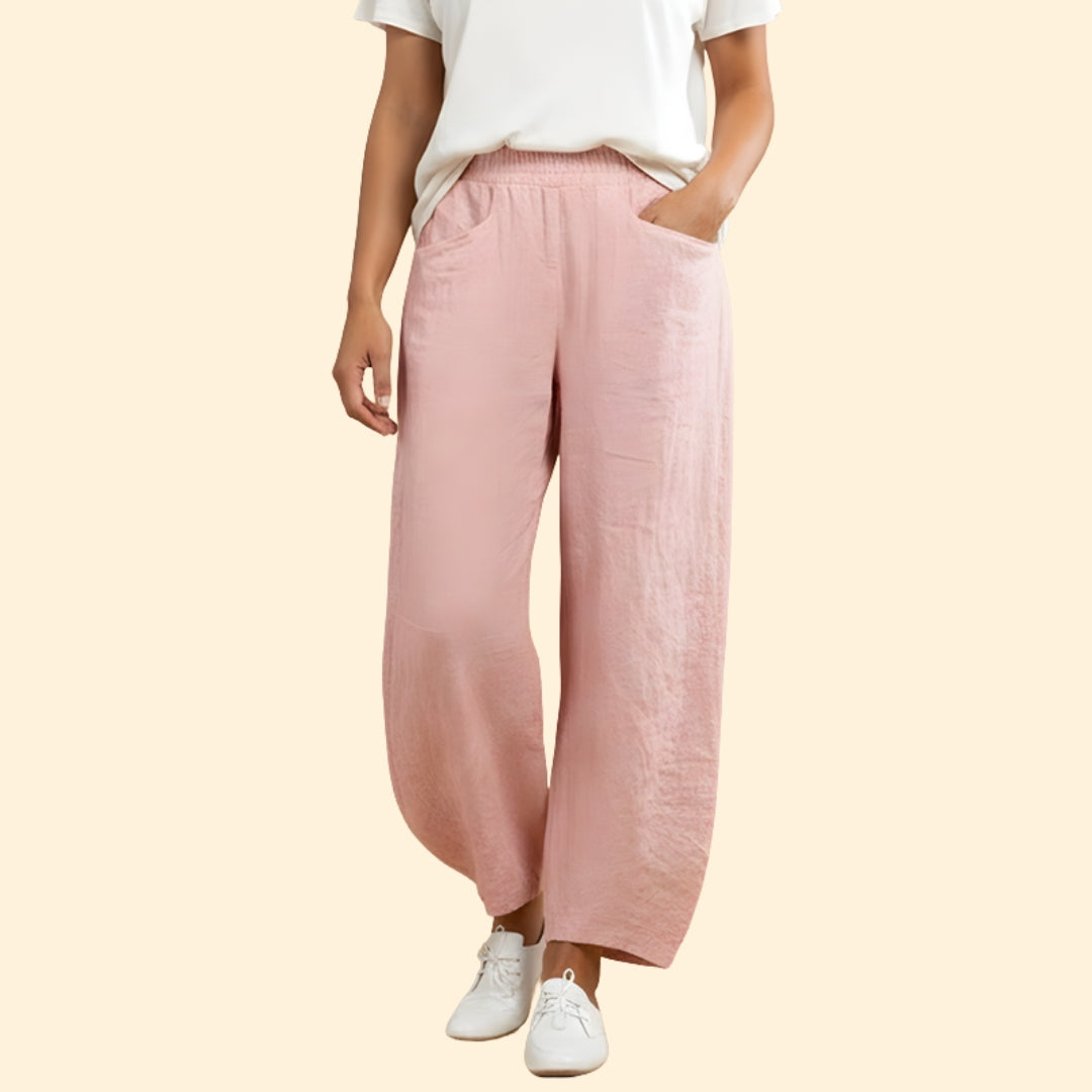 Women's Casual Linen Trousers