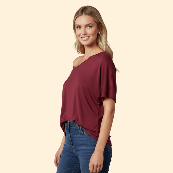 Women's Casual Off-Shoulder Top