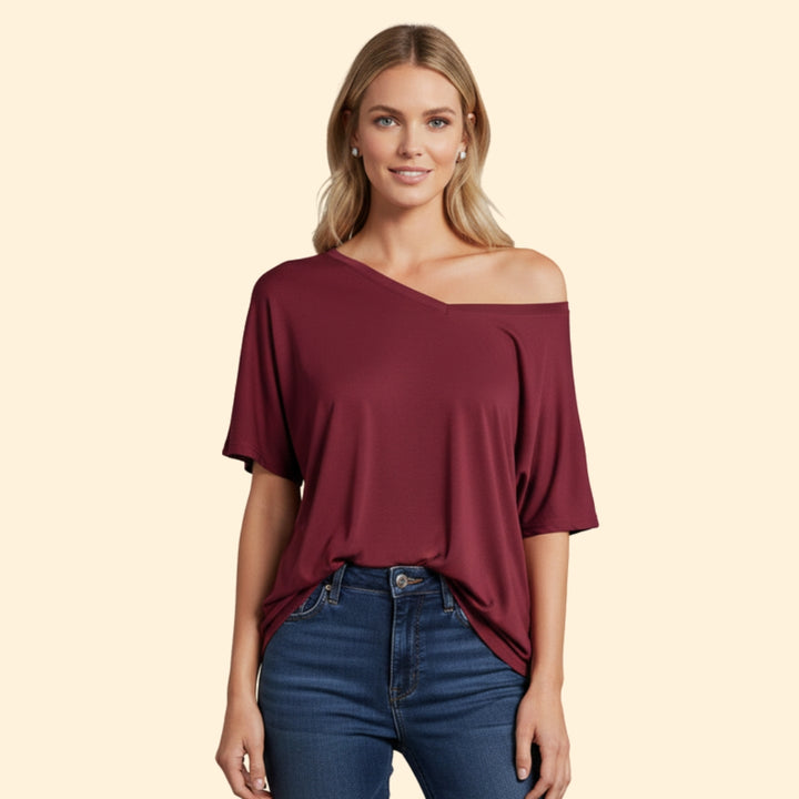 Women's Casual Off-Shoulder Top