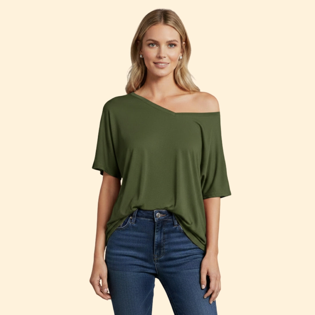 Women's Casual Off-Shoulder Top