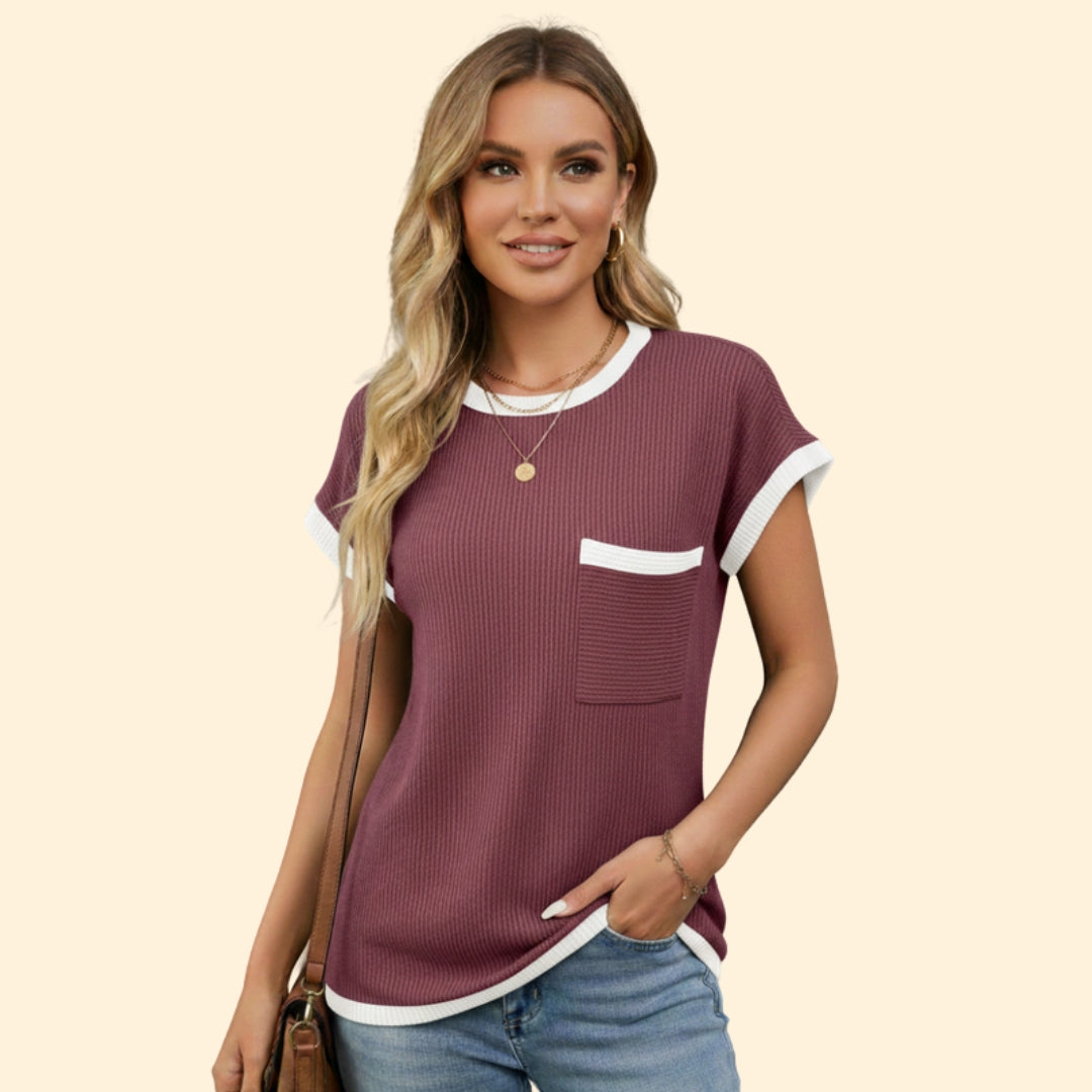 Women's Casual Pocket T-Shirt