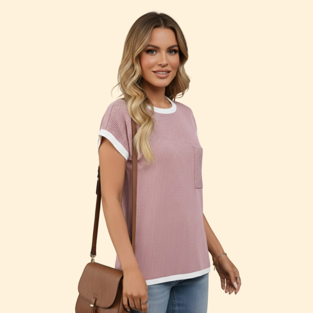 Women's Casual Pocket T-Shirt
