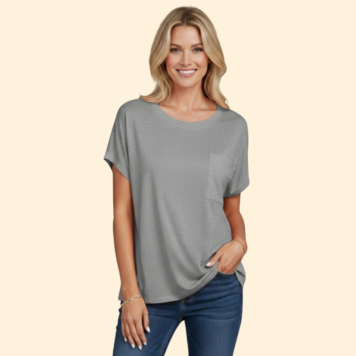 Women's Casual Pocket T-shirt