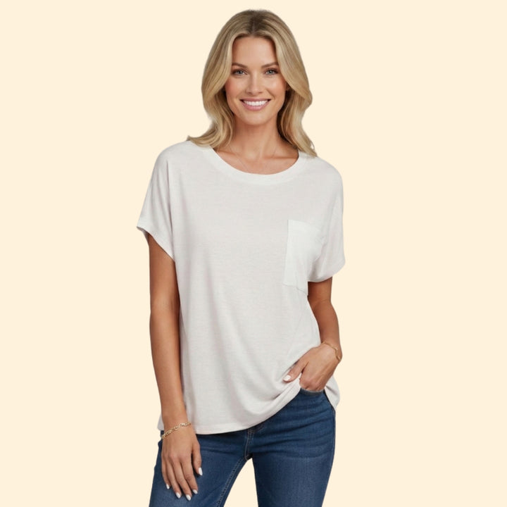 Women's Casual Pocket T-shirt