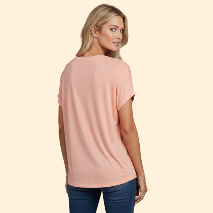 Women's Casual Pocket T-shirt