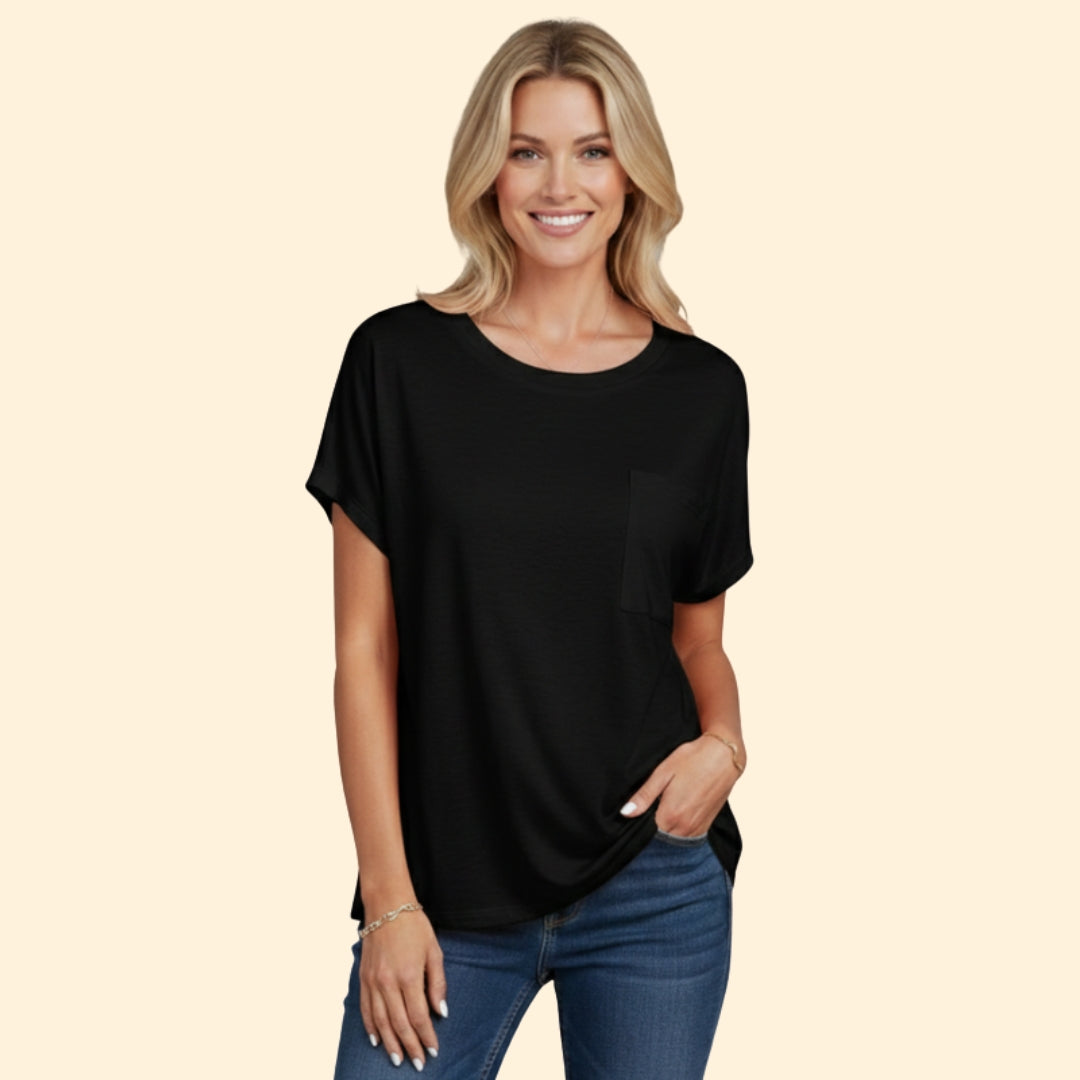 Women's Casual Pocket T-shirt