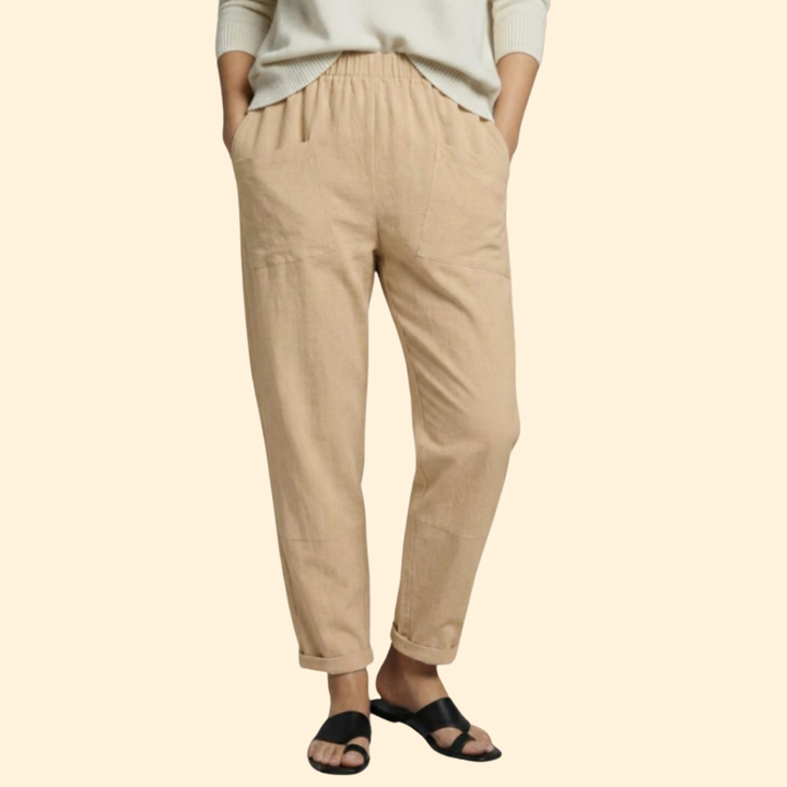 Women's Casual Pocket Trousers