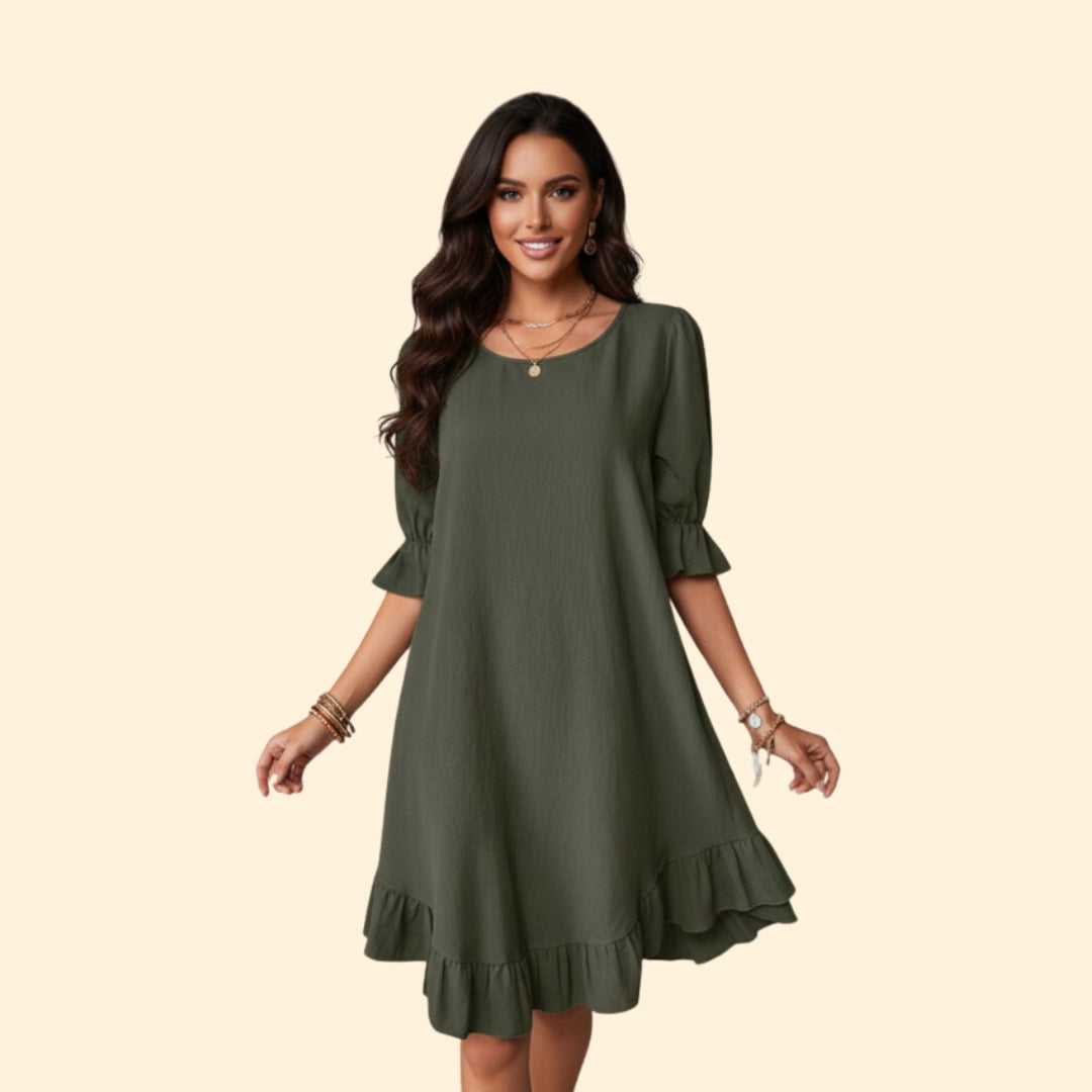 Women's Casual Ruffle Dress