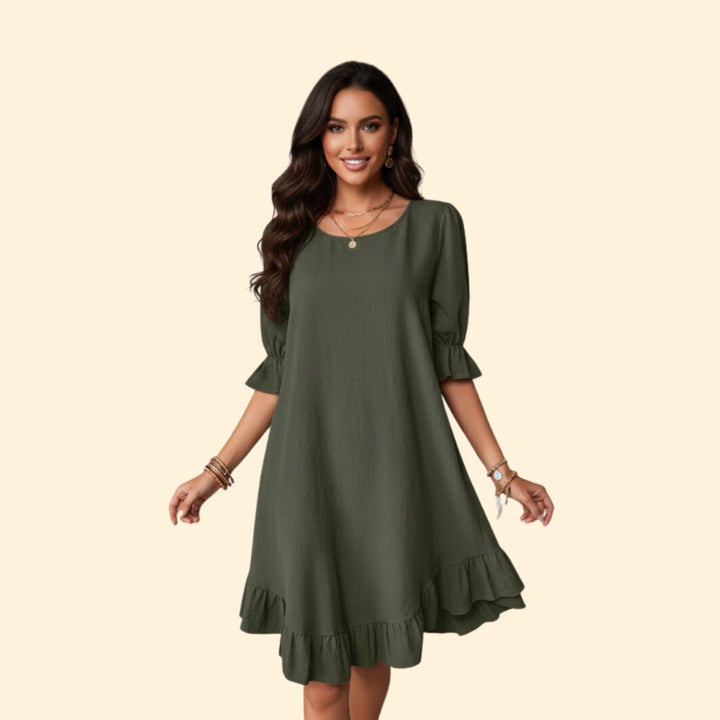 Women's Casual Ruffle Dress