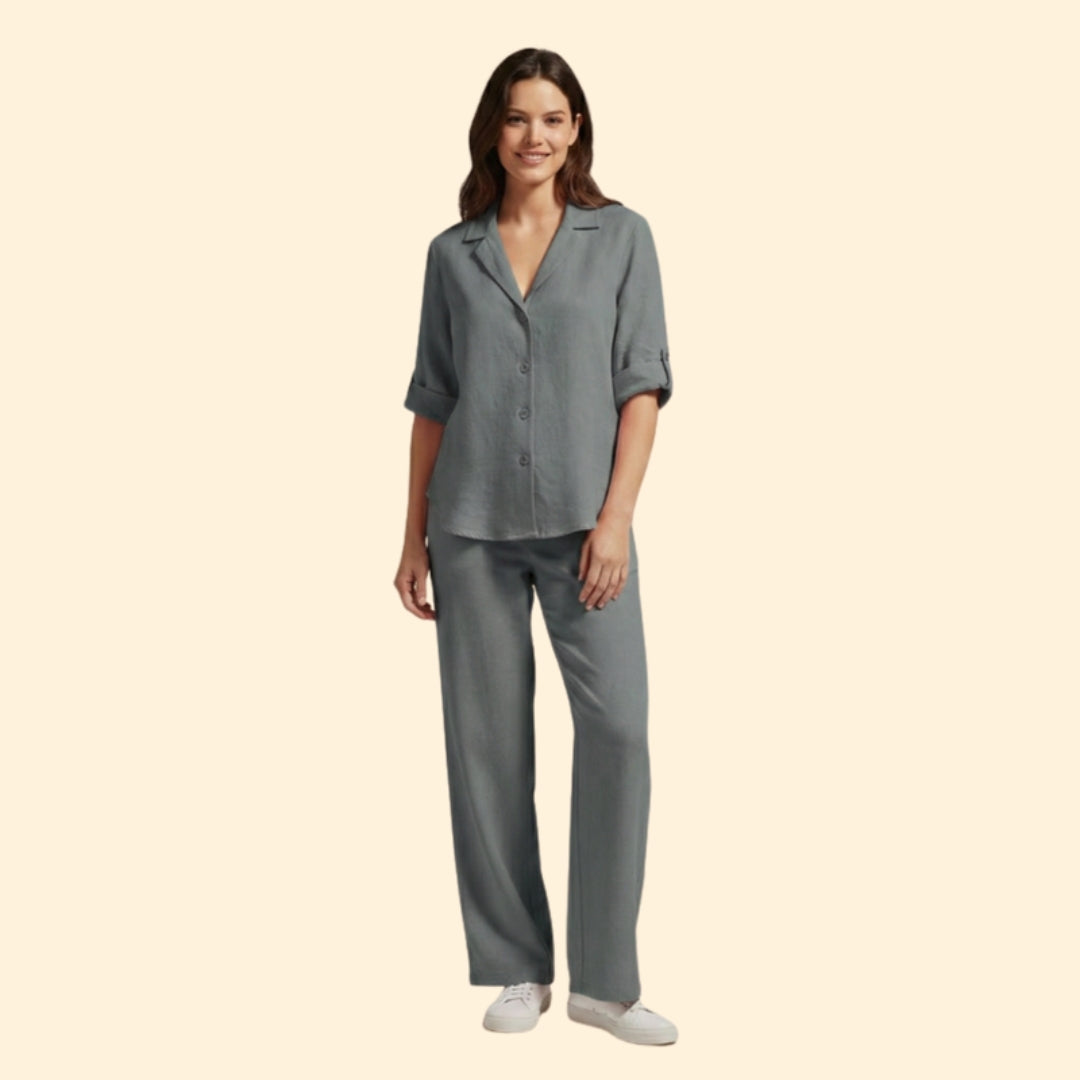 Women's Casual Shirt & Pants Set