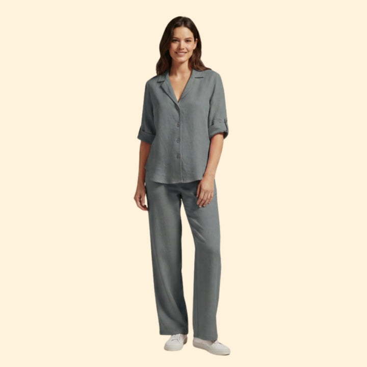 Women's Casual Shirt & Pants Set