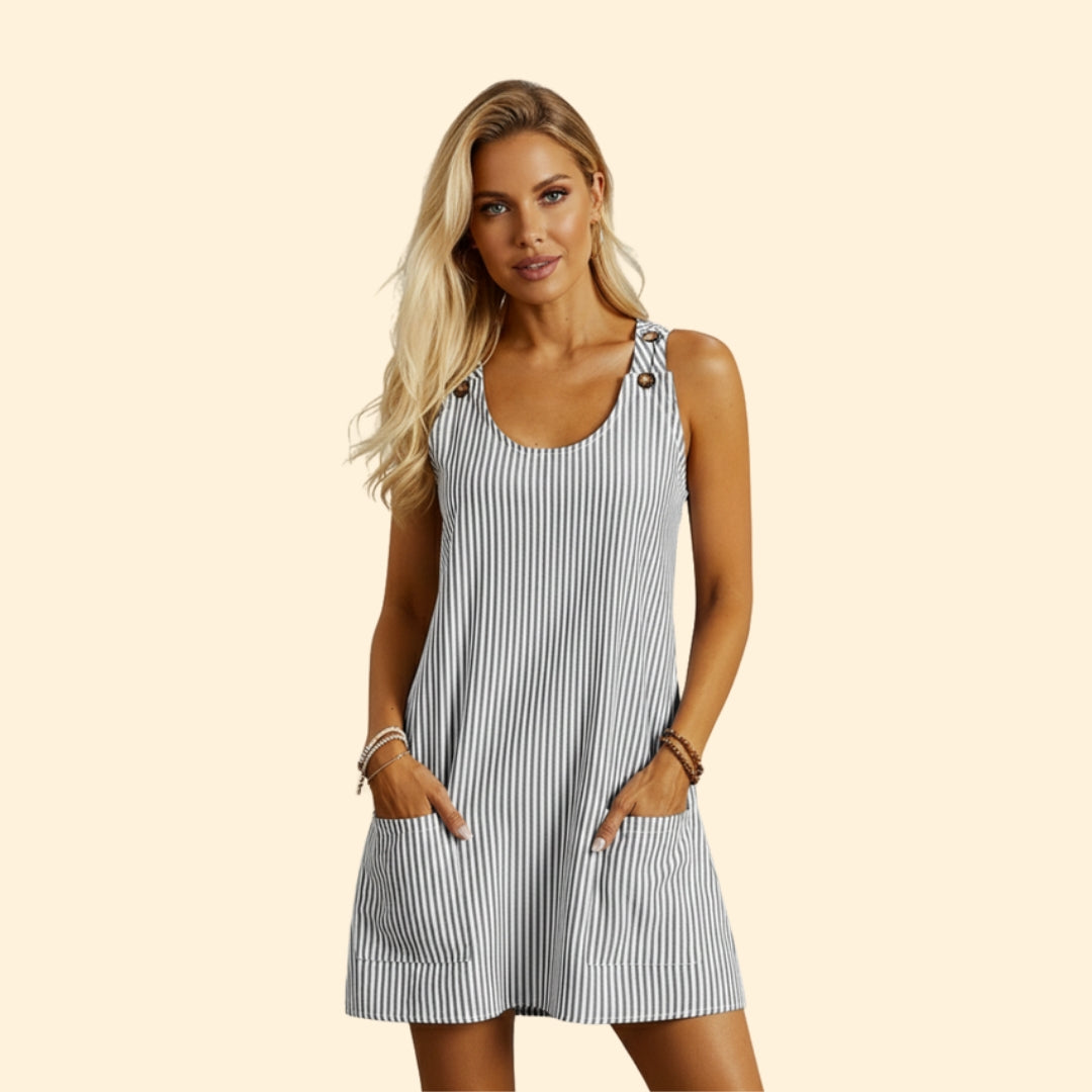 Women's Casual Striped Dress