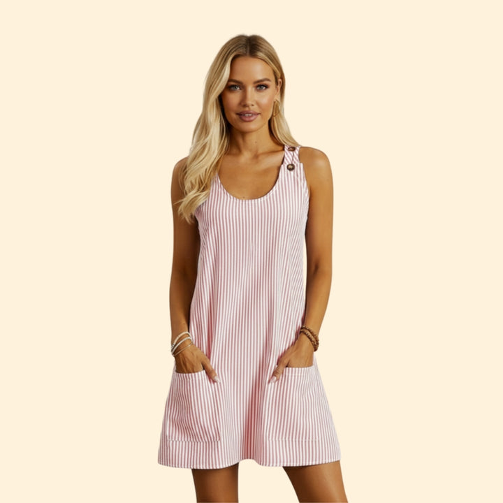 Women's Casual Striped Dress