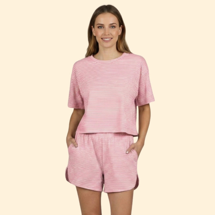 Women's Casual Striped Outfit