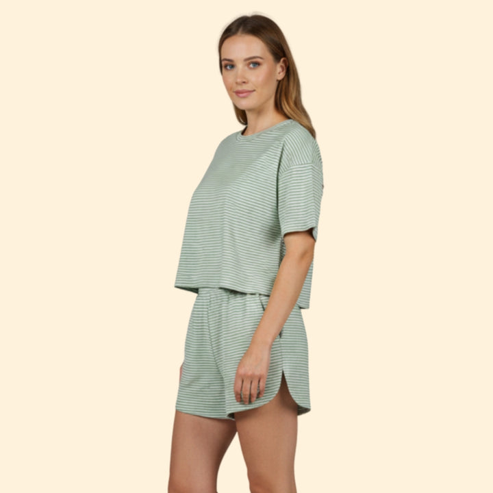 Women's Casual Striped Outfit