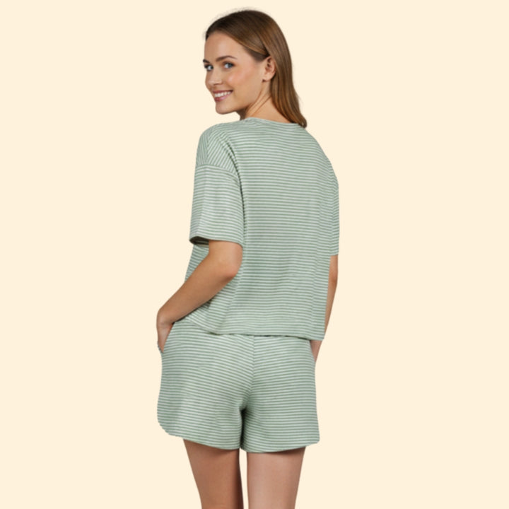 Women's Casual Striped Outfit