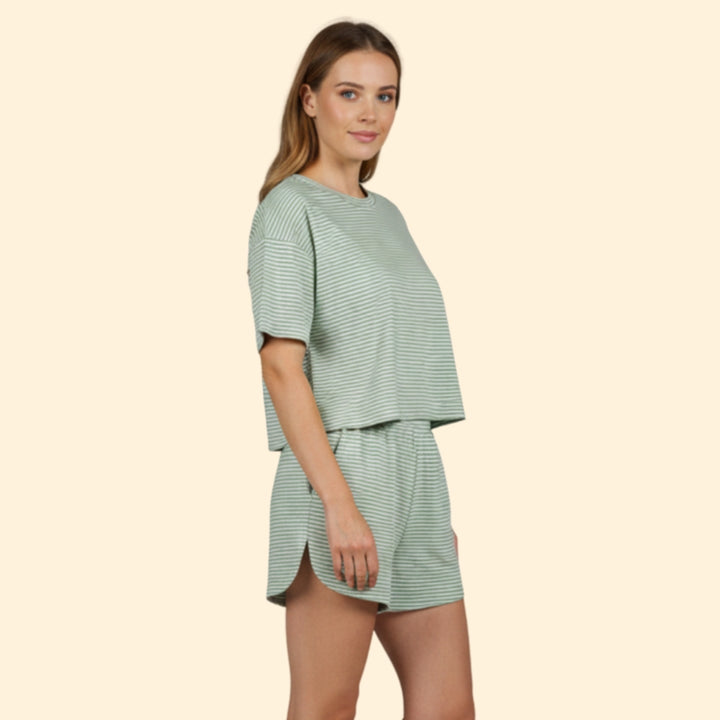 Women's Casual Striped Outfit
