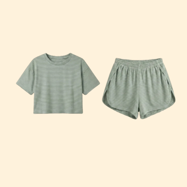 Women's Casual Striped Outfit