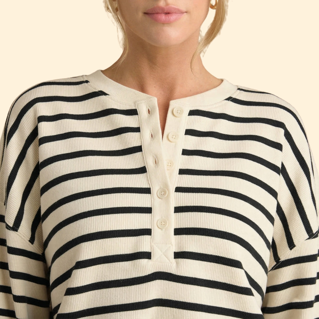 Women's Casual Striped Set