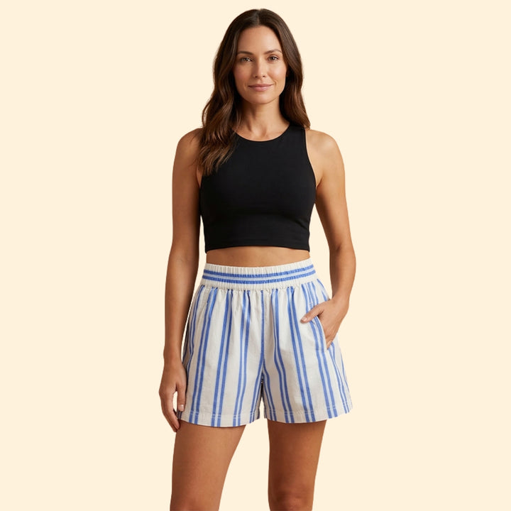 Women's Casual Striped Shorts