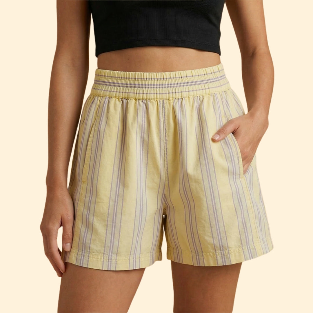 Women's Casual Striped Shorts