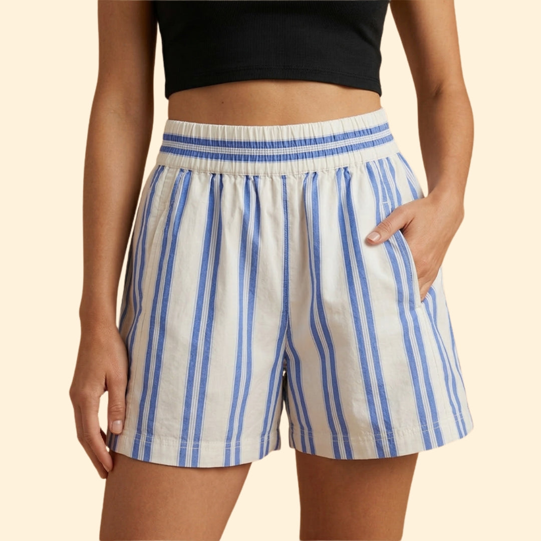Women's Casual Striped Shorts