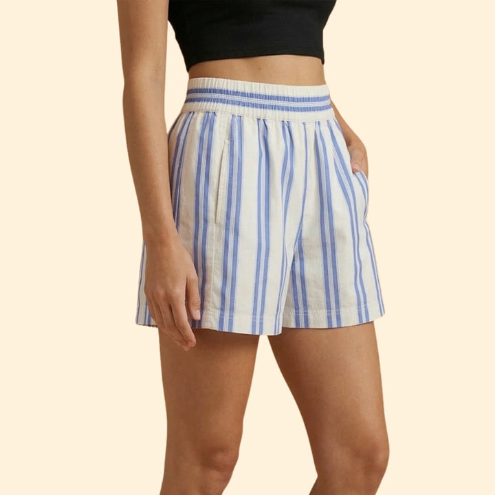 Women's Casual Striped Shorts