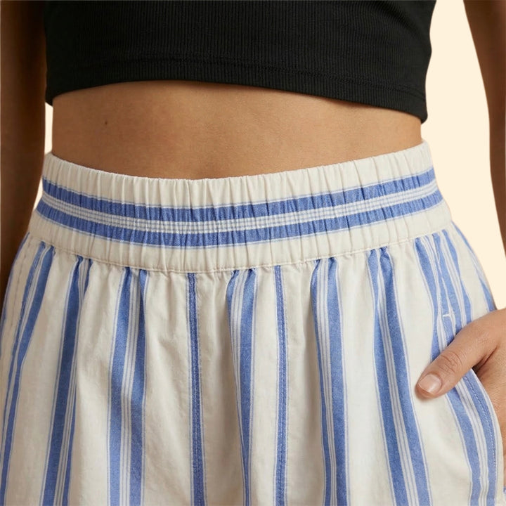 Women's Casual Striped Shorts