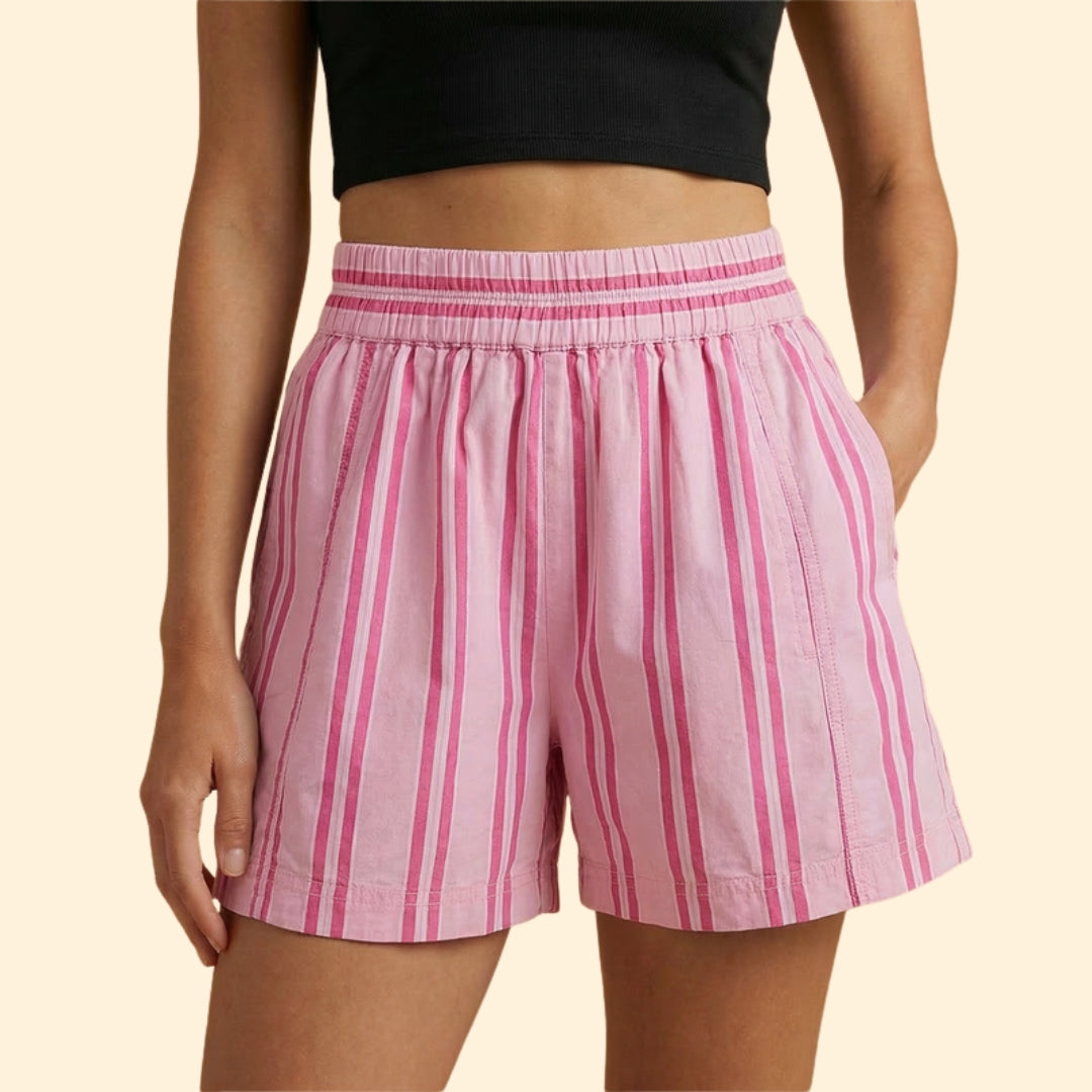 Women's Casual Striped Shorts