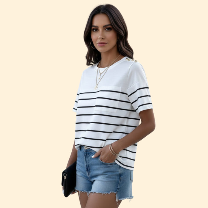 Women's Casual Striped T-Shirt