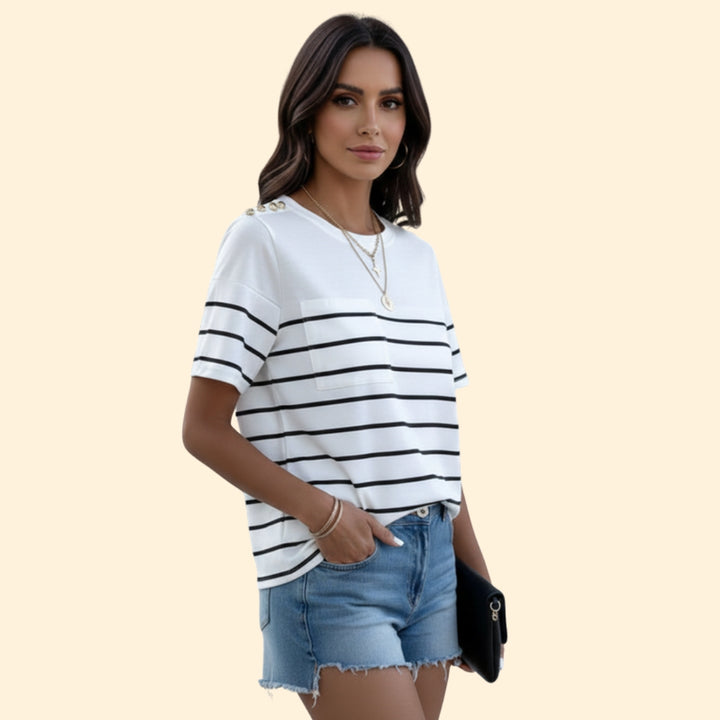 Women's Casual Striped T-Shirt