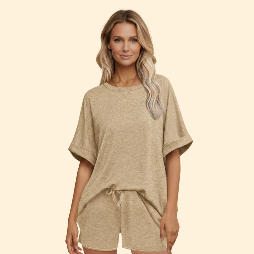 Women's Casual T-Shirt and Shorts Set