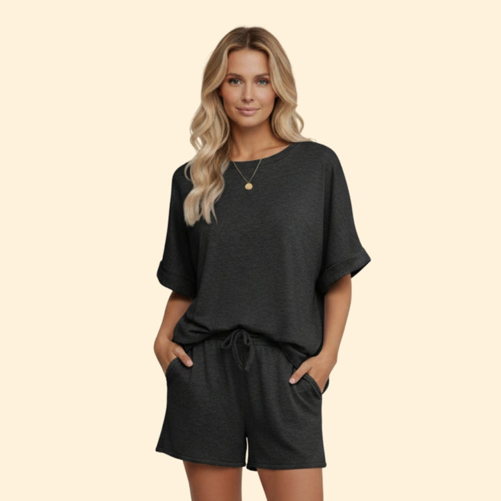 Women's Casual T-Shirt and Shorts Set