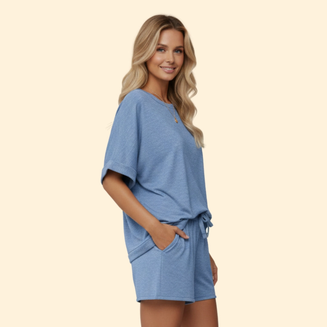 Women's Casual T-Shirt and Shorts Set