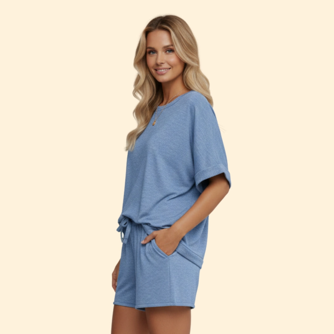Women's Casual T-Shirt and Shorts Set