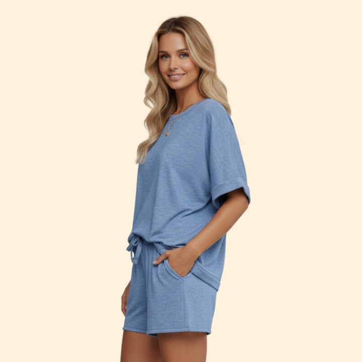 Women's Casual T-Shirt and Shorts Set
