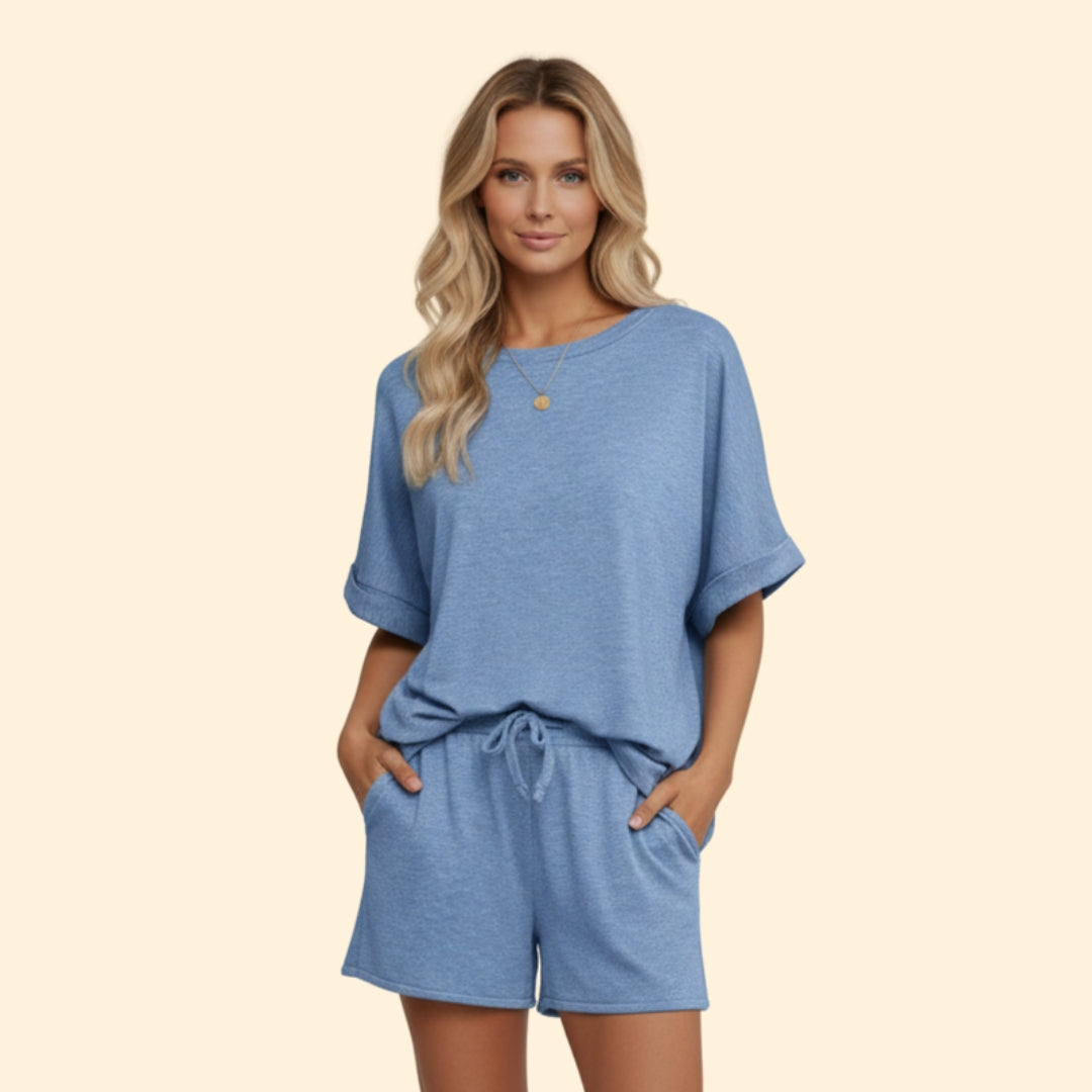Women's Casual T-Shirt and Shorts Set