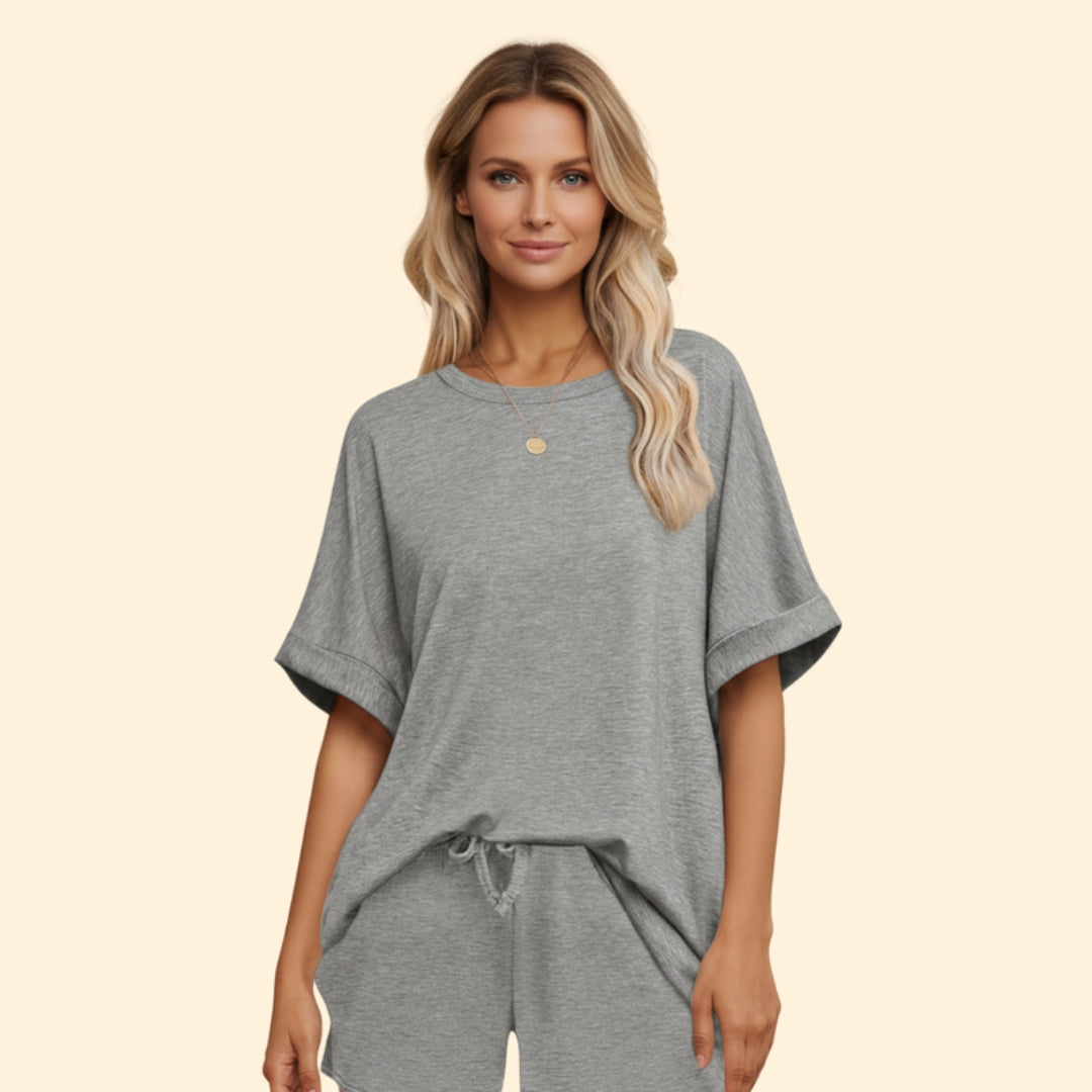 Women's Casual T-Shirt and Shorts Set