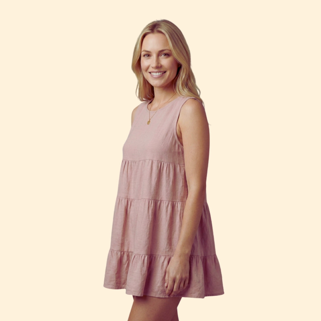 Women’s Casual Tiered Sleeveless Top