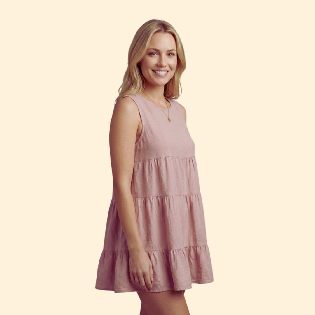 Women’s Casual Tiered Sleeveless Top