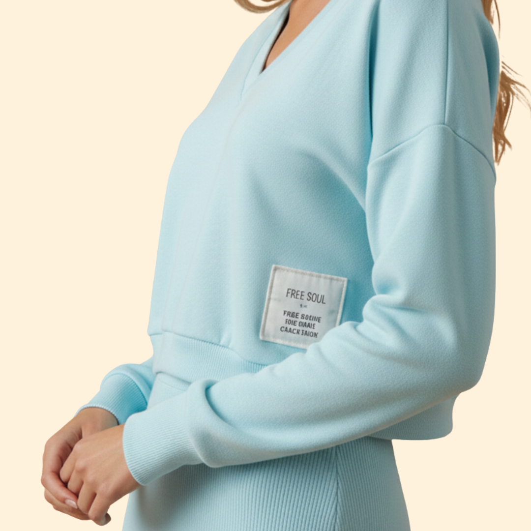 Women’s Casual Top and Skirt Set