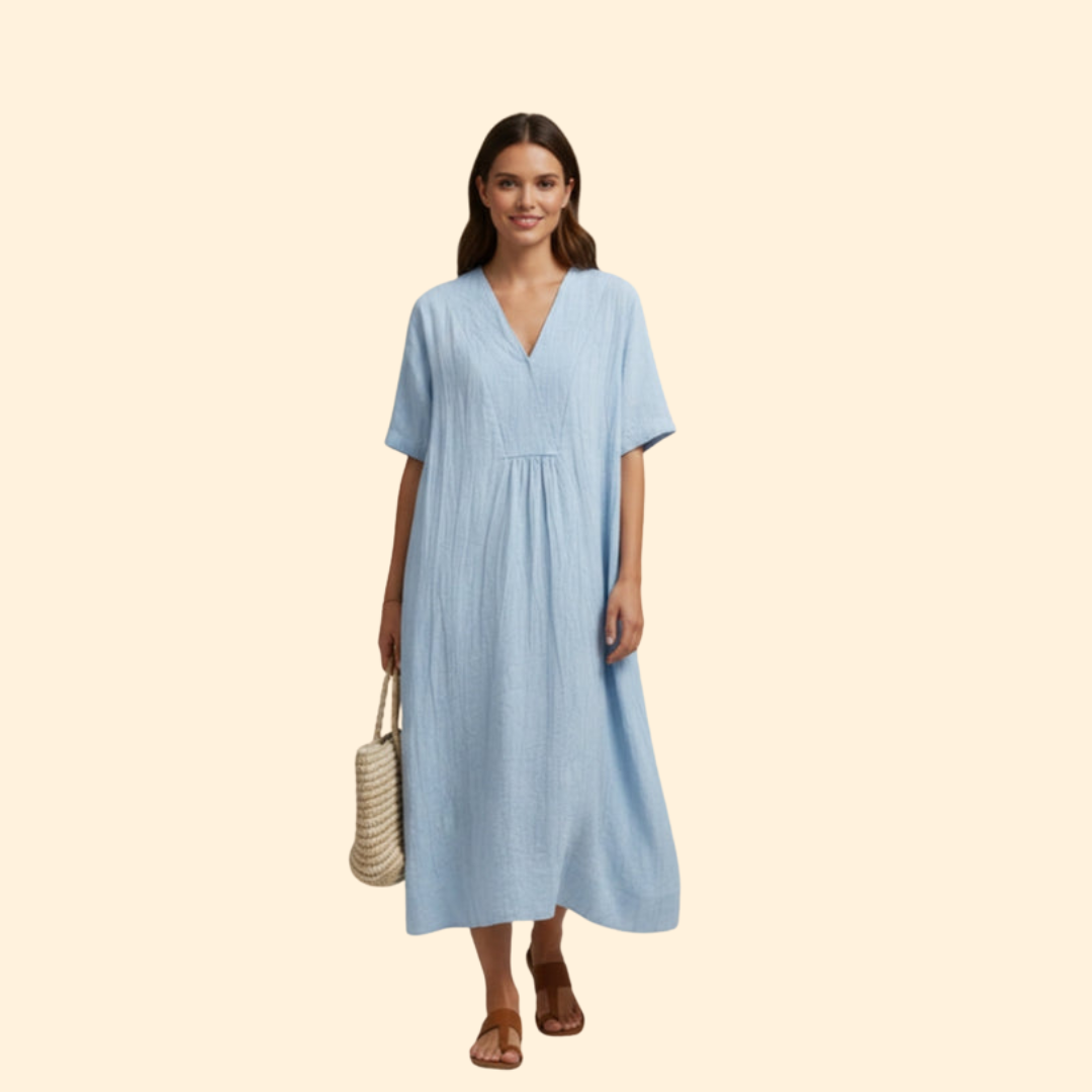 Women's Casual V-Neck Dress
