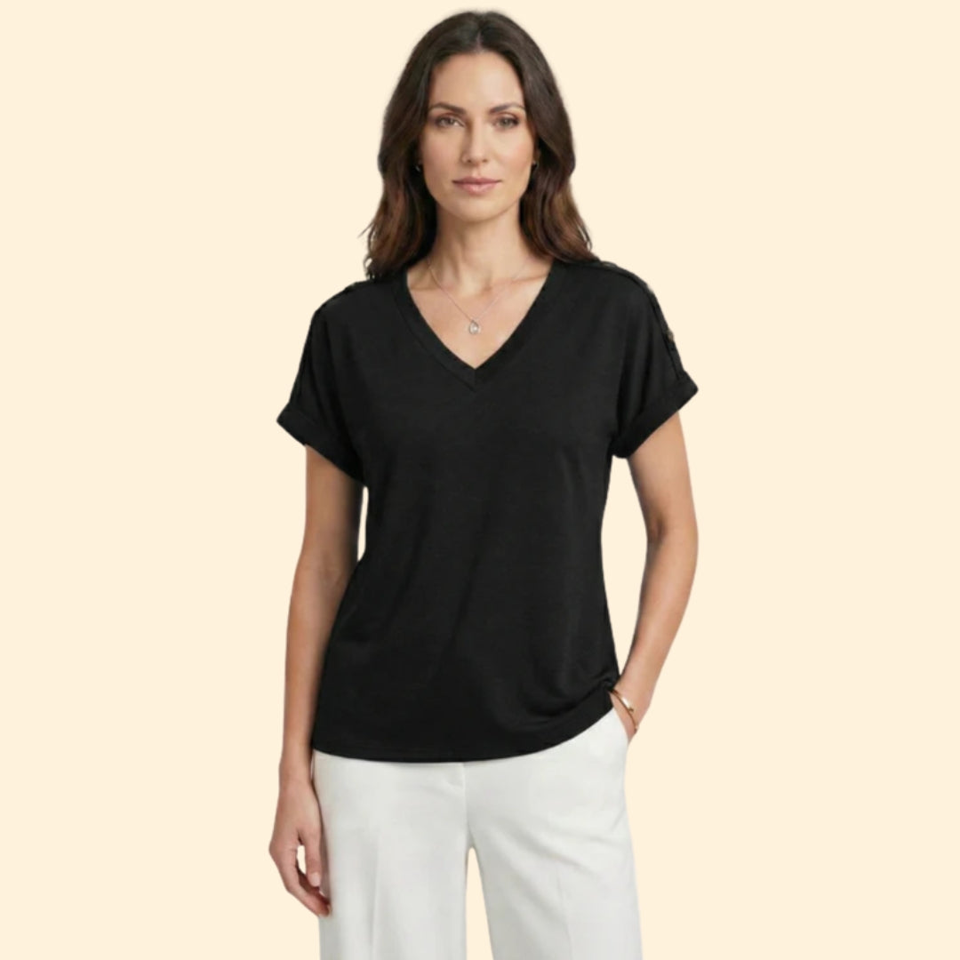 Women's Casual V-Neck Shirt