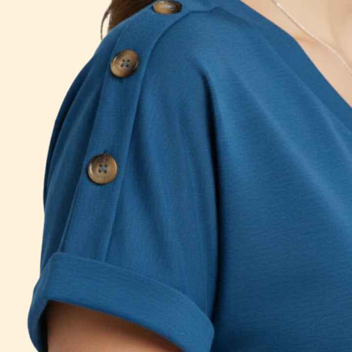 Women's Casual V-Neck Shirt