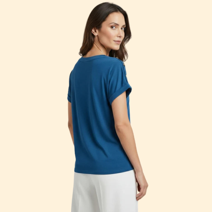 Women's Casual V-Neck Shirt