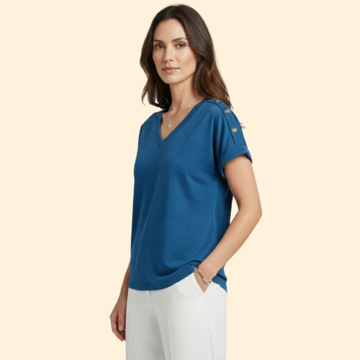 Women's Casual V-Neck Shirt