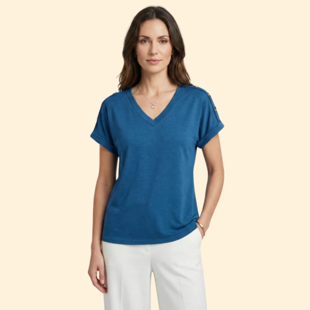 Women's Casual V-Neck Shirt