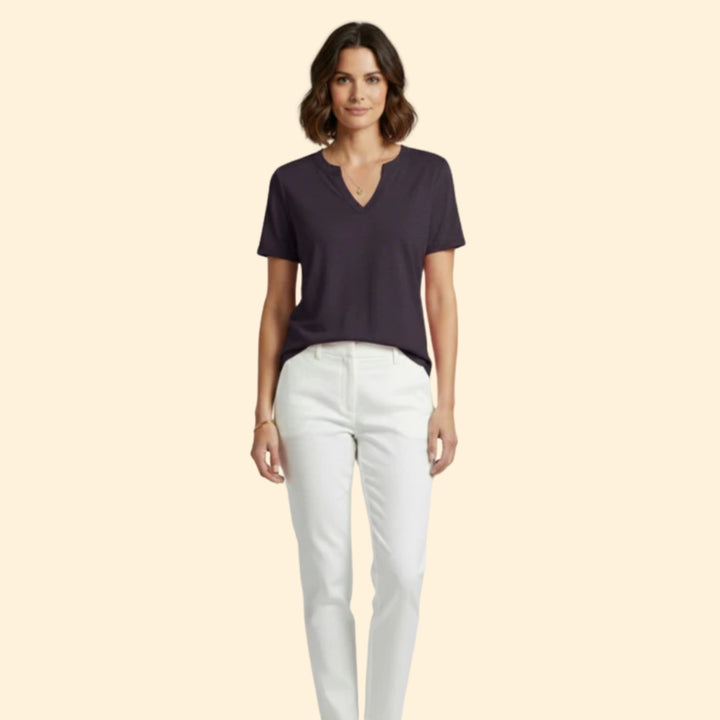 Women's Casual V-Neck Tee